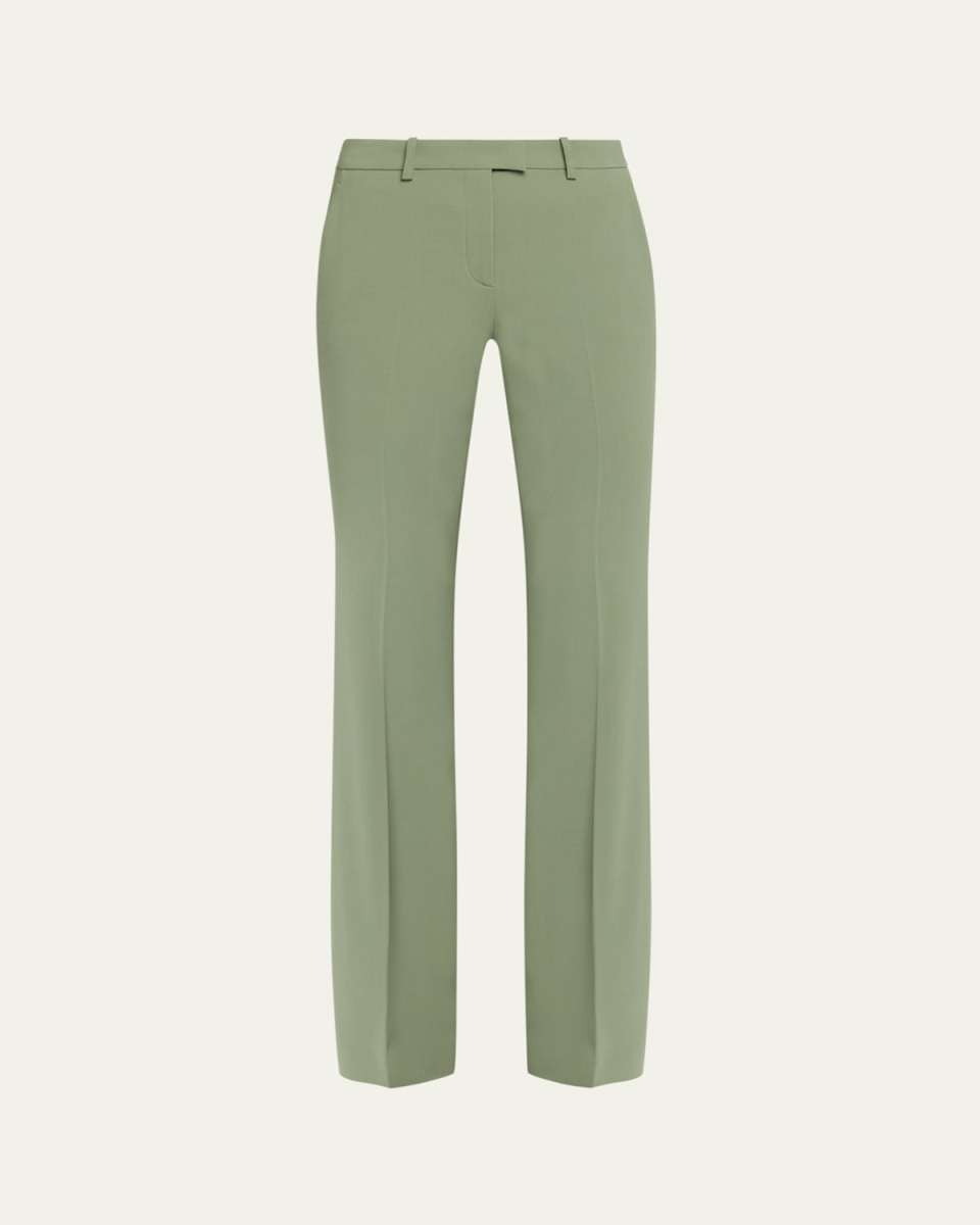 Haylee Stretch Wool Flare Trousers